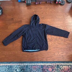 Lands-end Men's Navy and Black Jacket